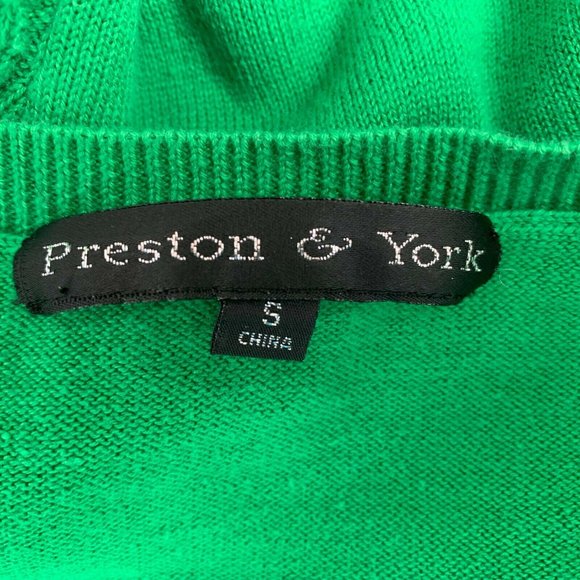 Preston & York Blouse Small Green Top - Picture 6 of 7